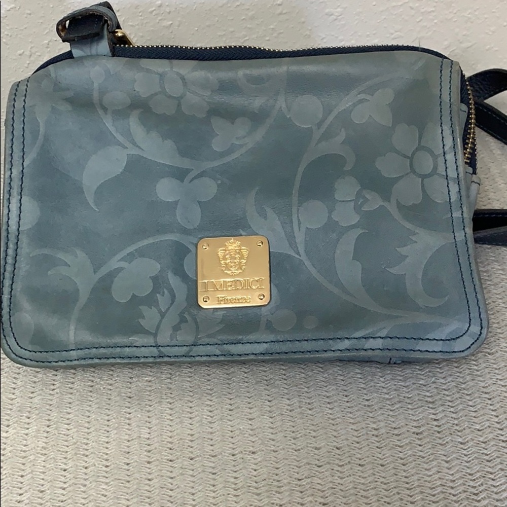 🎄IMEDICI Firenze Floral Italian leather Crossbody